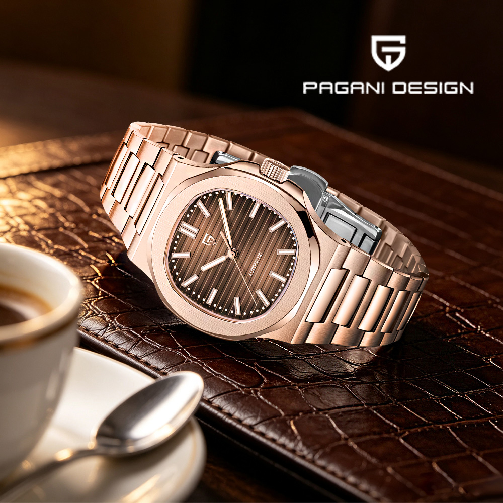 Patek Philippe Watch Nautilus - 2026 パガーニデザインブランド メンズ腕時計 高級レトロ メンズ機械式時計 サファイア