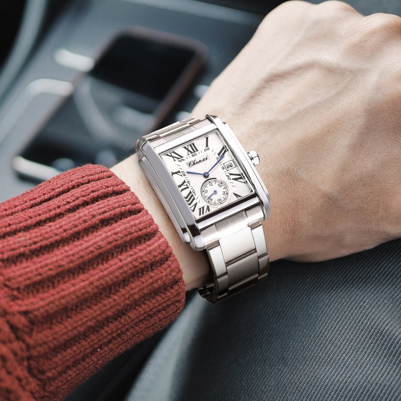 CHENXI 8216 クォーツ時計ファッションシンプルなビ - Cartier Watch Tank のレビューと価格