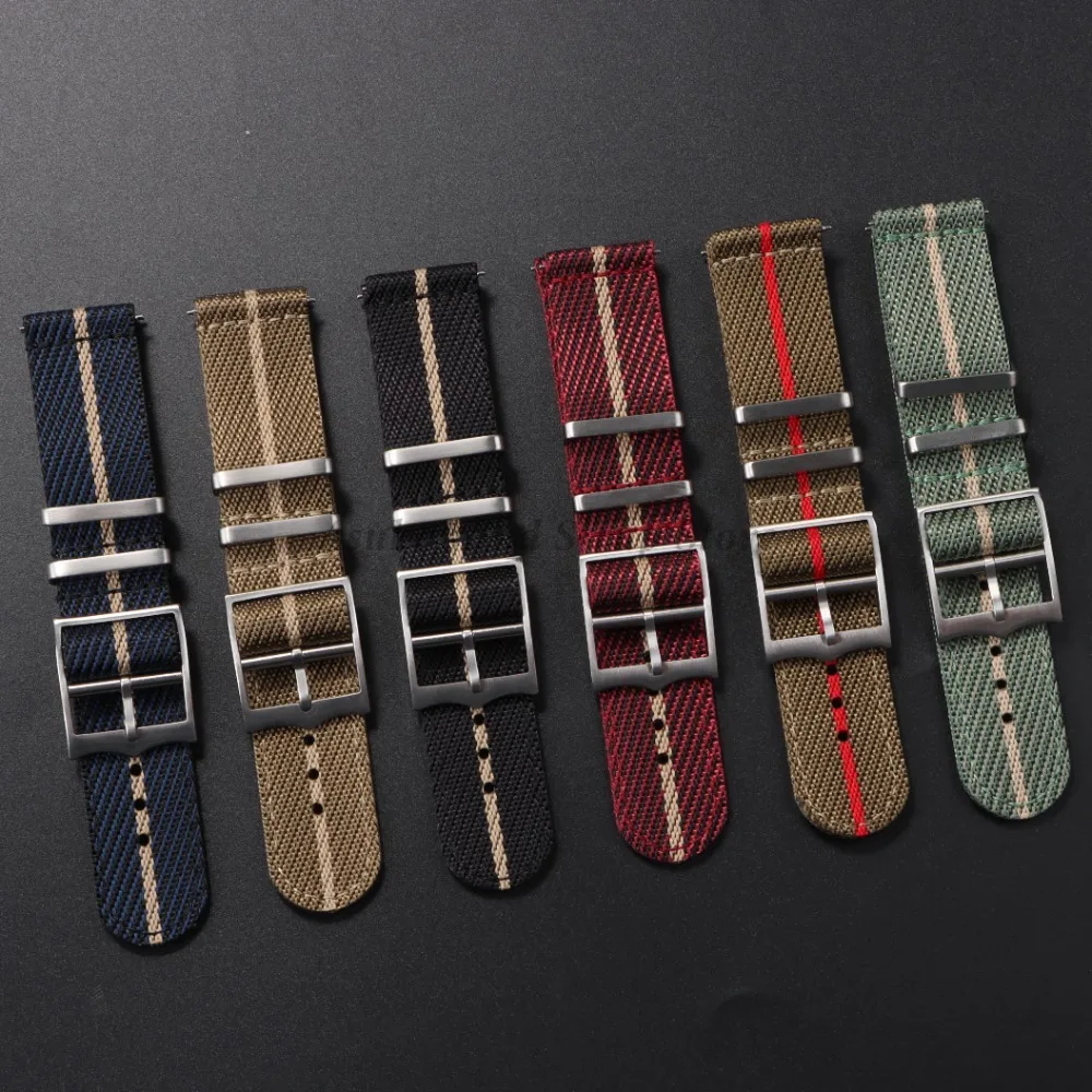 オメガ、チューダー、セイコー対応クイックリリースナイロンスト - Nato Strap Nylon のレビューと価格
