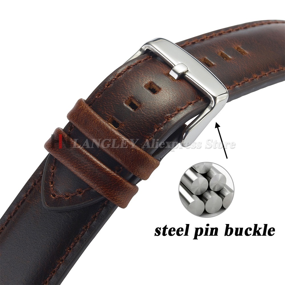 ヴィンテージ本物の牛革時計バンドストラップ DW用 ブラウン - Suede Strap Watch のレビューと価格