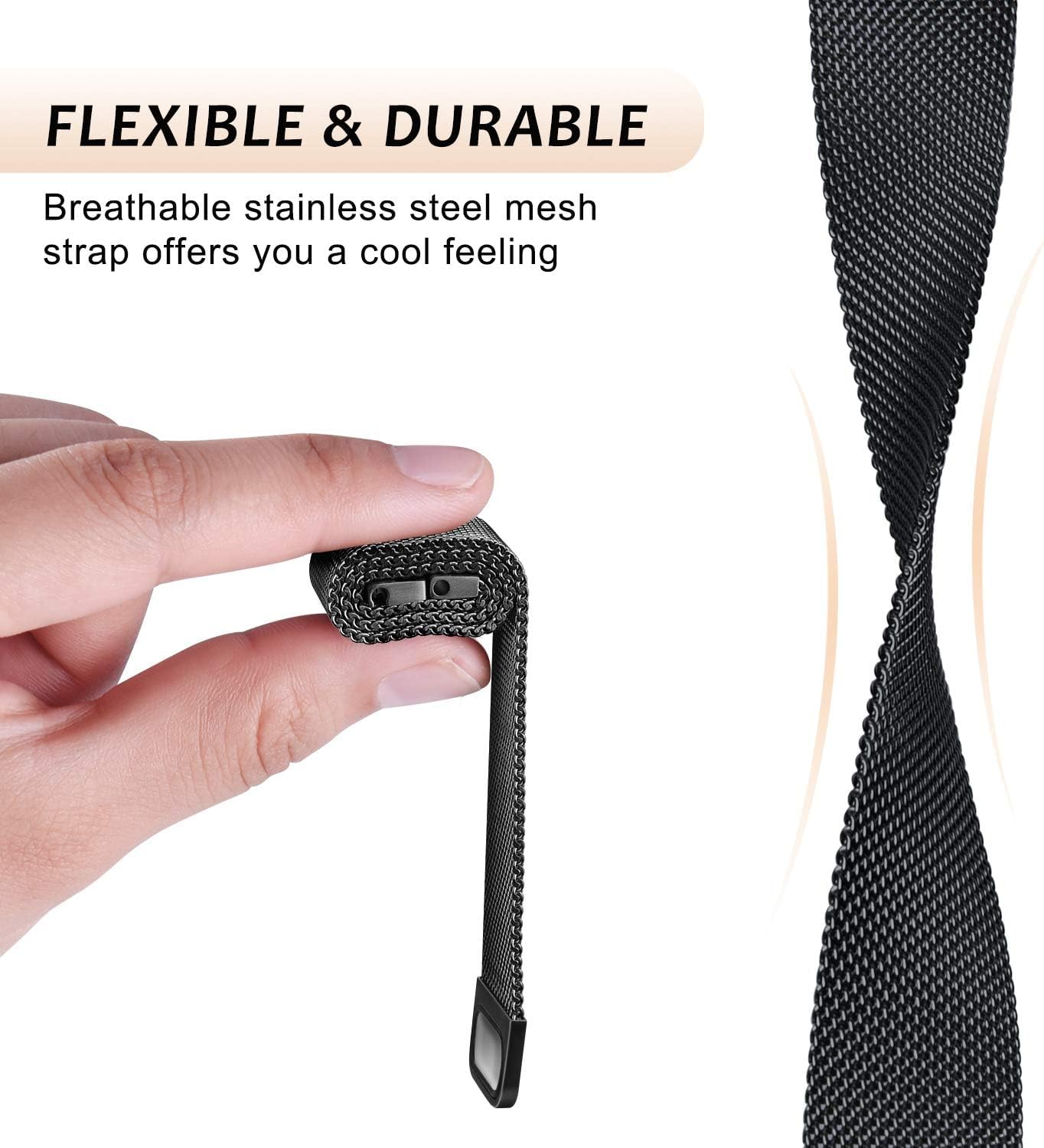 Garmin Lily 2/Lily 2 Active用14 - Milanese Loop Magnetic のレビューと価格