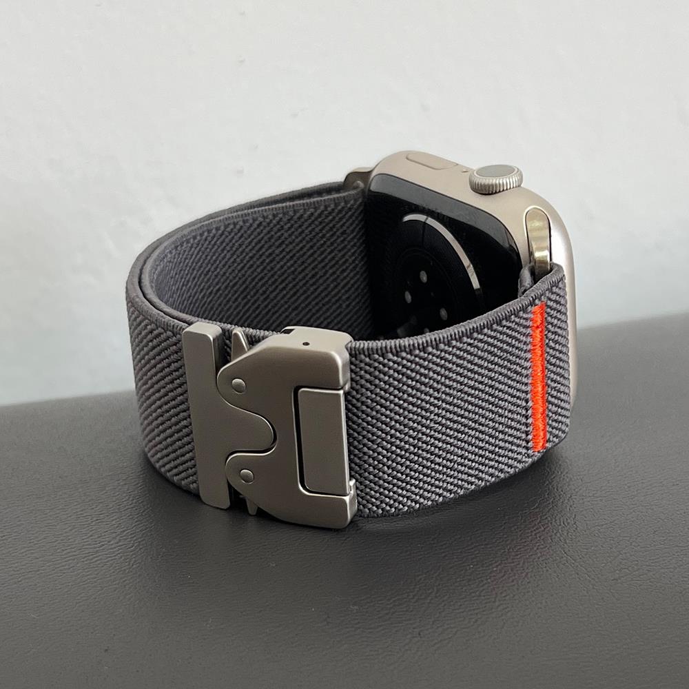 Apple Watch用ナイロン製パラシュートストラップ。4 - Parachute Strap Elastic のレビューと価格